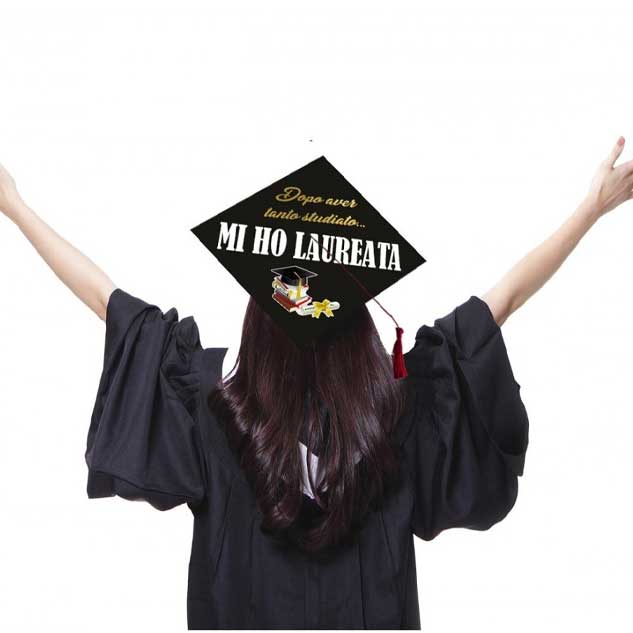 Tocco Stampato Laurea Divertente Mi Ho Laureatow3