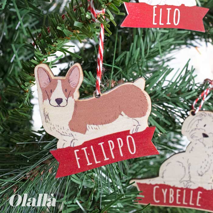 Palline Natale Forma Cane Gatto Personalizzabili23