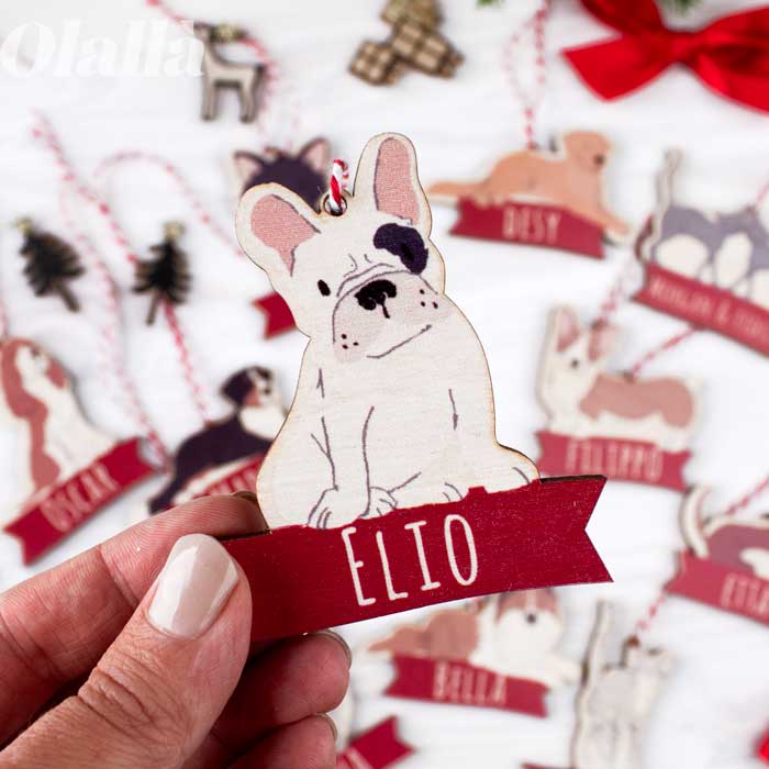 Palline Natale Forma Cane Gatto Personalizzabili4523