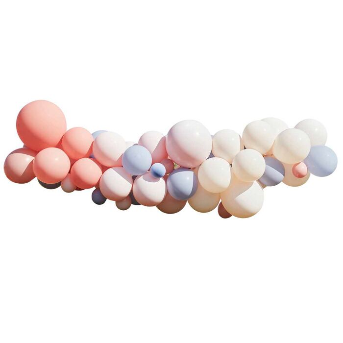 arco-palloncini-pastello-rosa