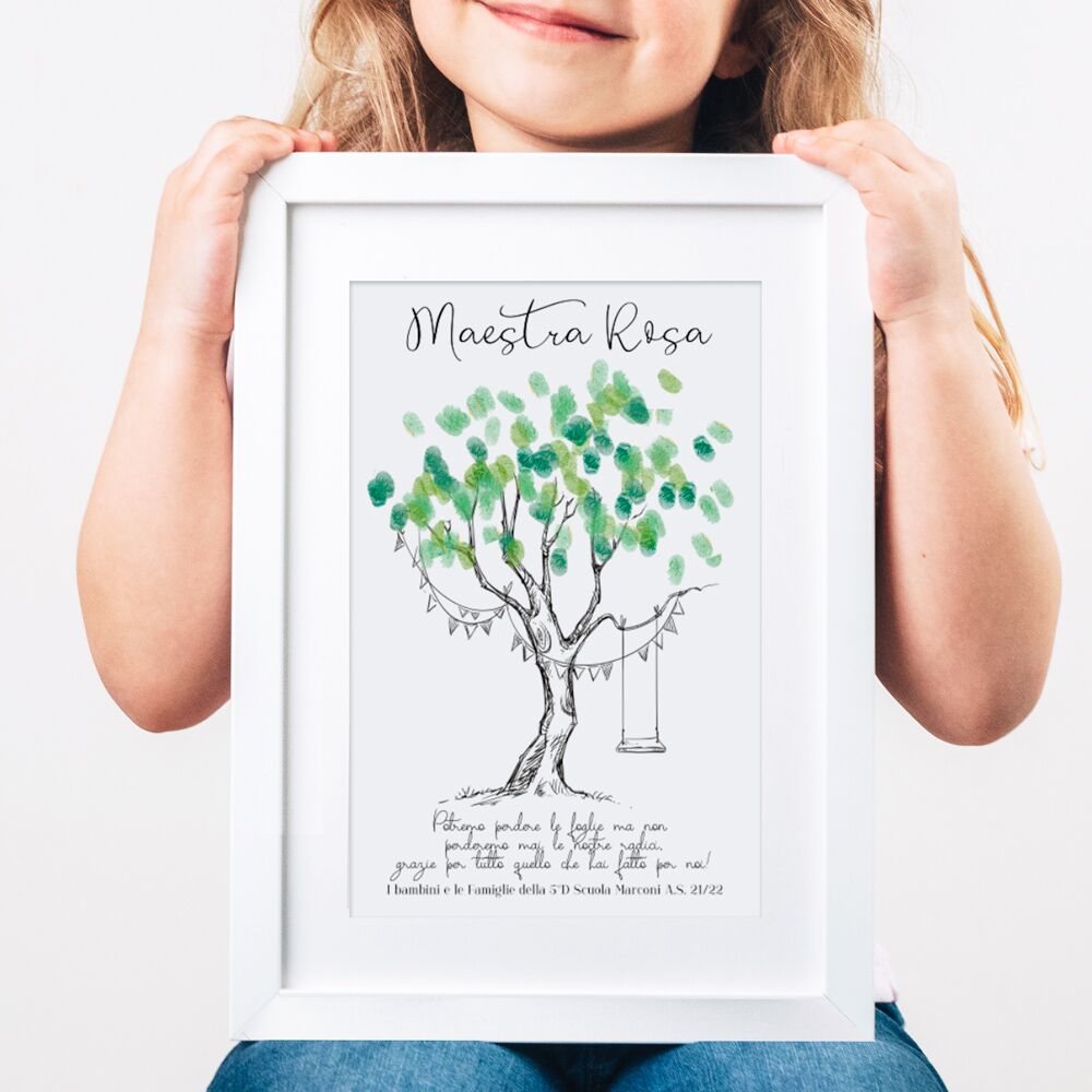 quadro-stampato-albero-impronte-digitali-regalo-maestra