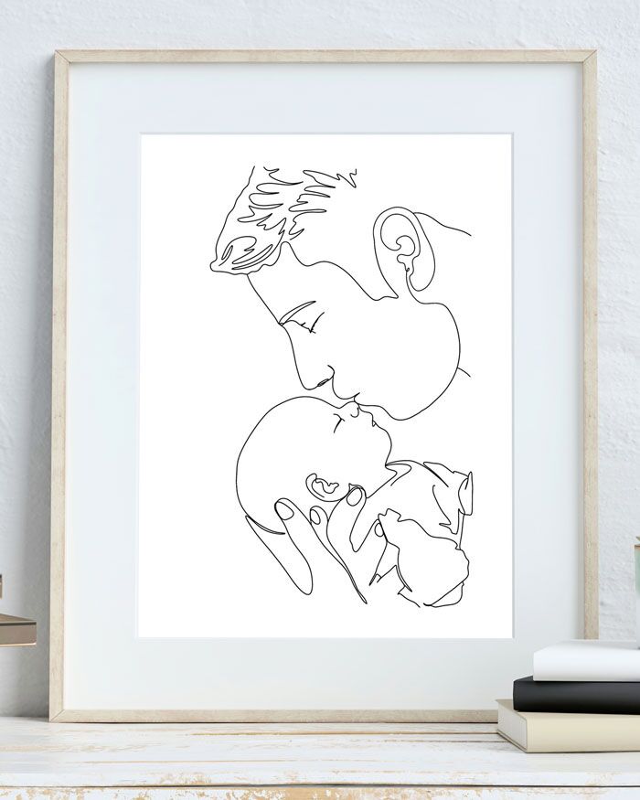 illustrazione-digitale-figlio-regalo-genitori