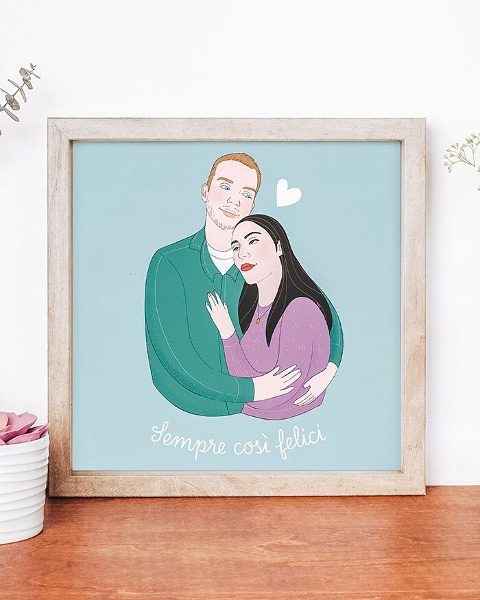 ritratto-personalizzato-caricatura-regalo-coppia-san-valentino