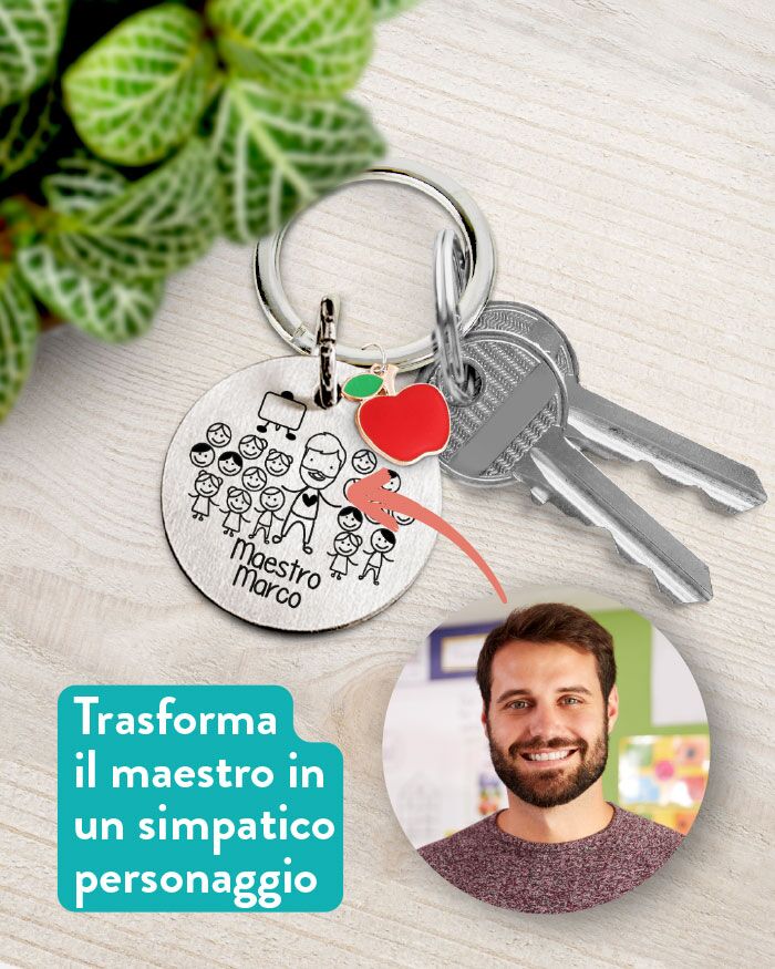 portachiavi-persoanlizzato-acciaio-regalo-maestra