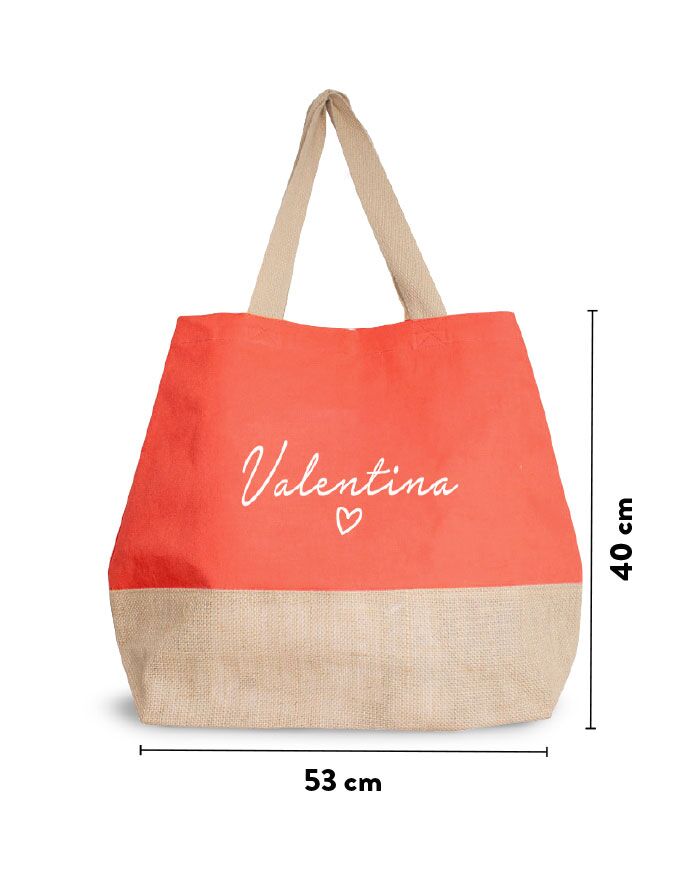 Borsa Juta Regalo Personalizzato Amica Addio Nubilato02 2