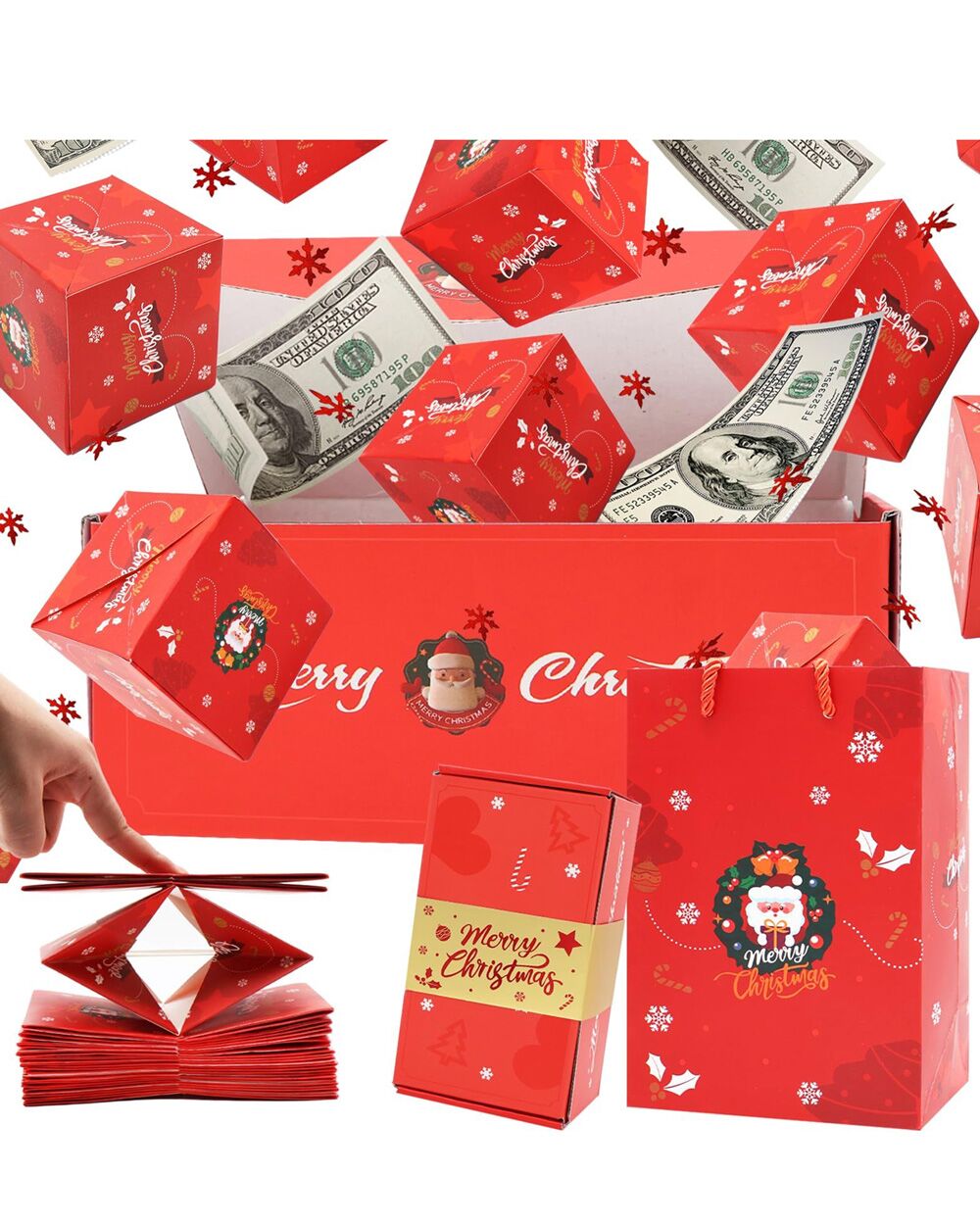 Scatola Esplosiva Regalo Soldi Sorpresa Natale2