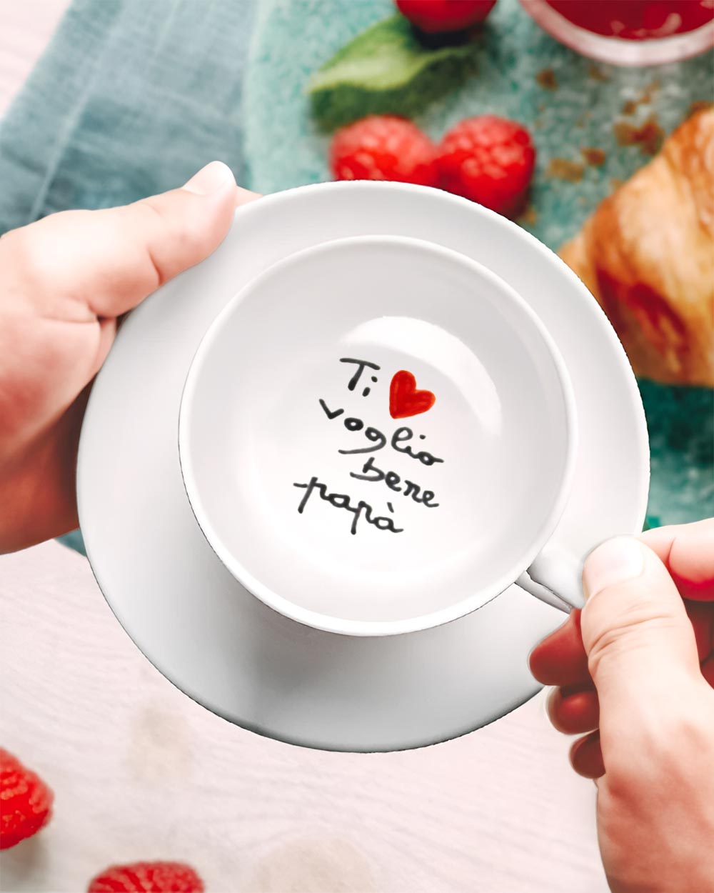 Tazzina Ceramica Personalizzata Regalo Papa 01