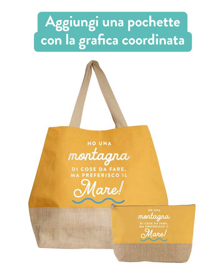 Borsa Mare Regalo Estate Shopper Paglia Telo Amica Personalizzato 1