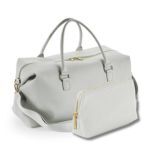 set-viaggio-borsone-pochette-ecopelle-grigio