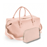 set-viaggio-borsone-pochette-ecopelle-rosa-cipria