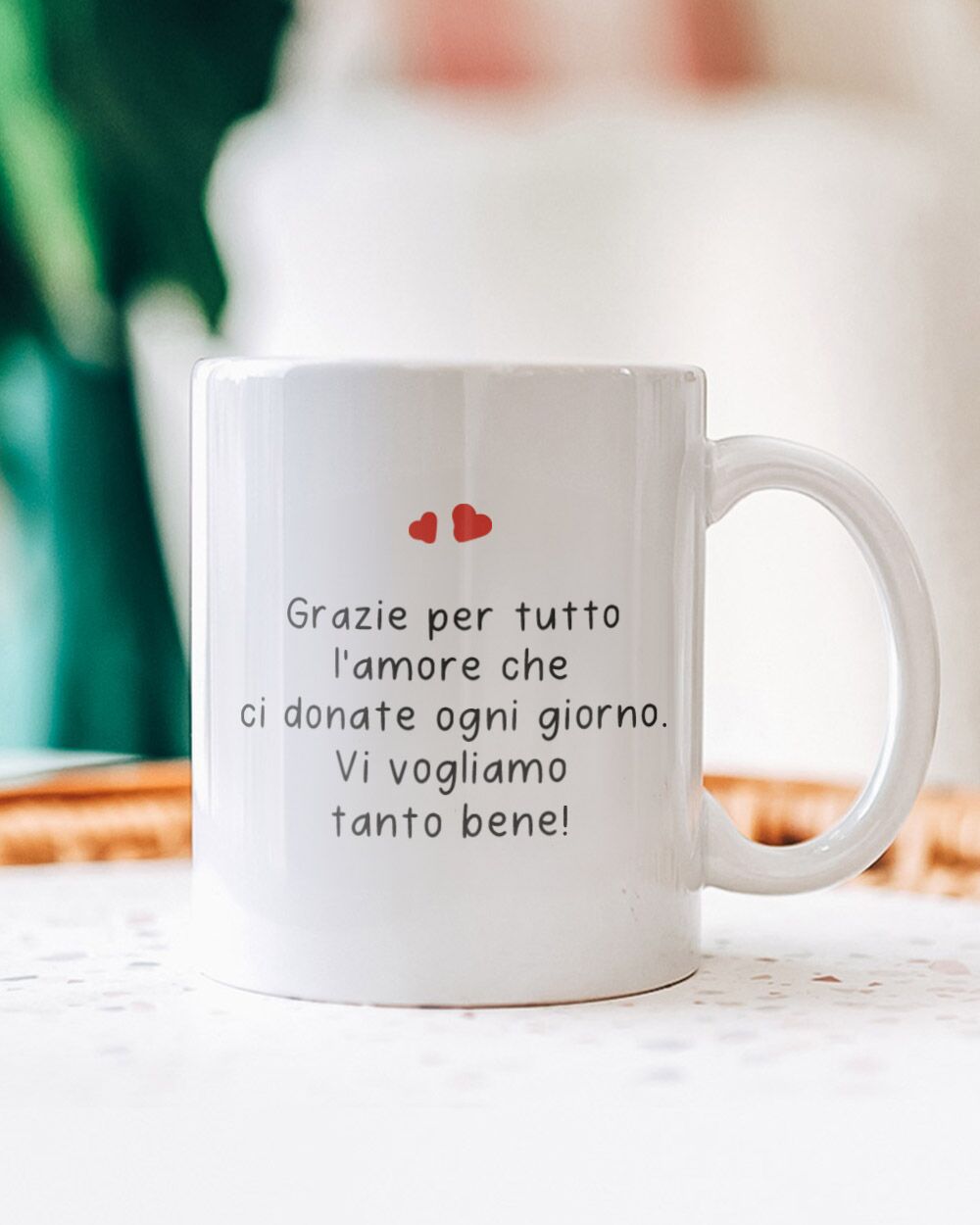 Tazza Personalizzata Ritratto Dedica Regalo Nonni004