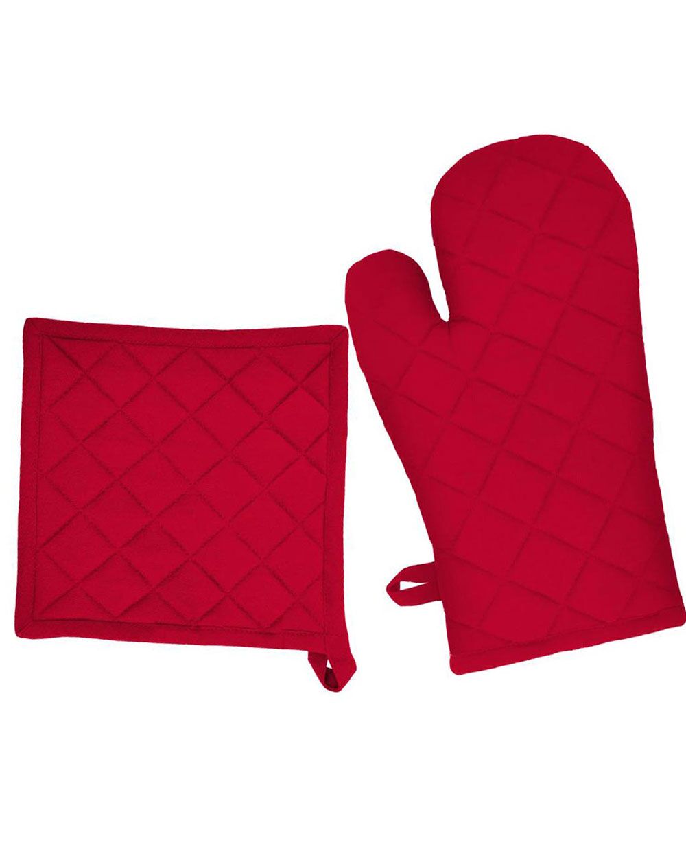 Set Guanto Presina Rosso Natalizio