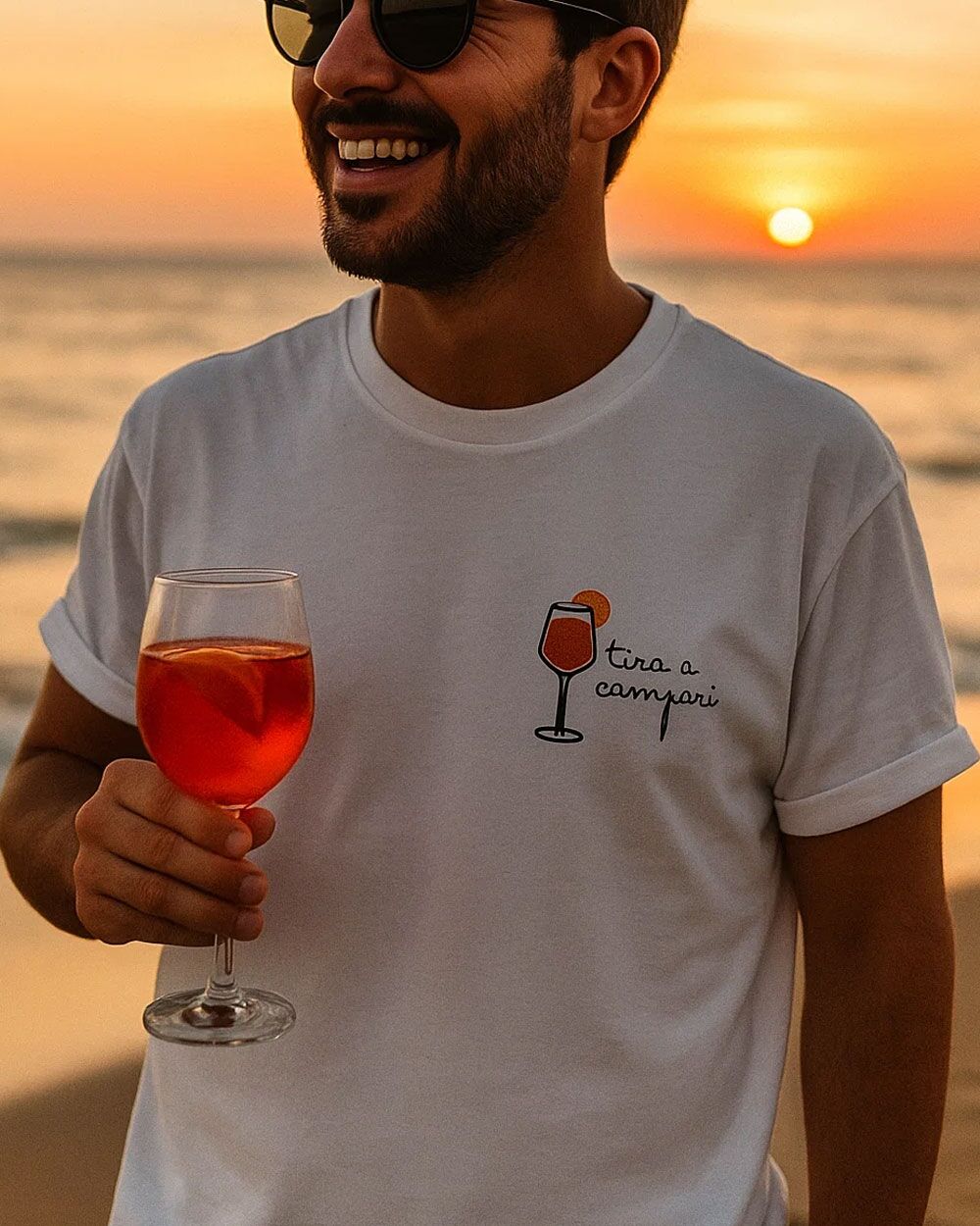 Maglietta Tiro Campari Uomo