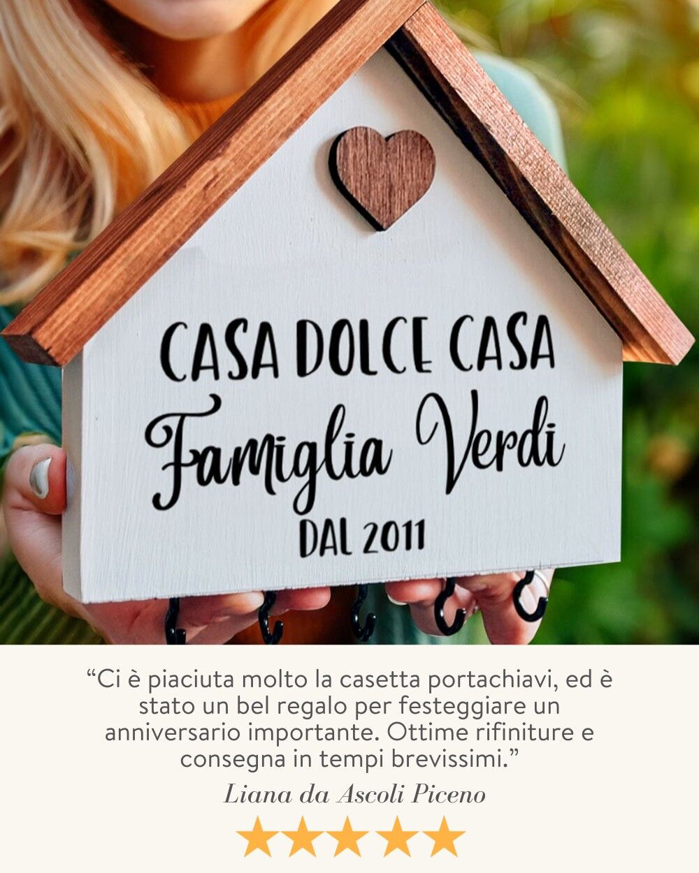 Casetta Appendichiavi Anniversario Amore San Valentino 2