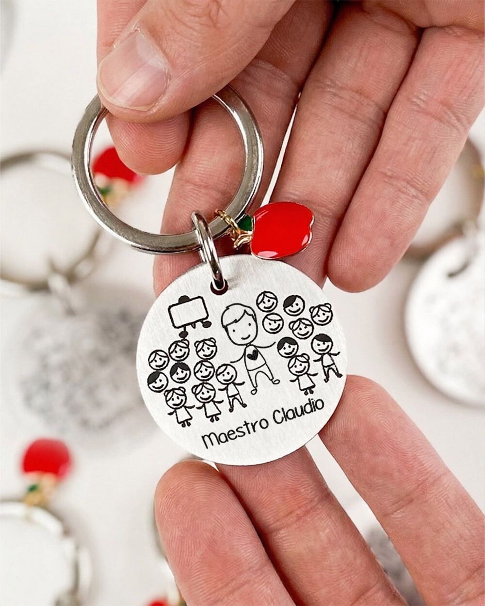 regalo-personalizzato-portachiavi-maestro-ritratto