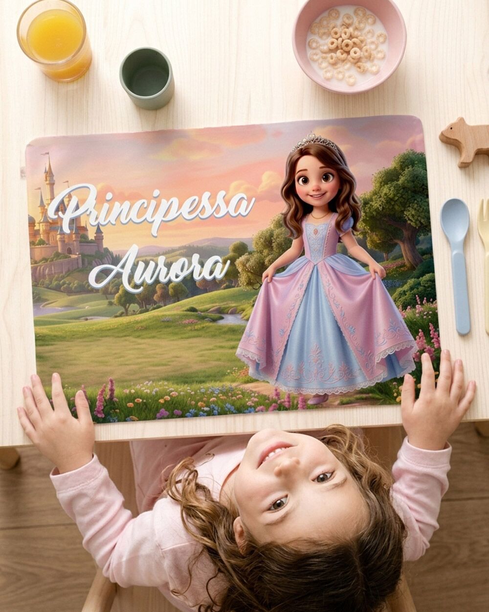regalo-personalizzato-tovaglietta-colazione-ritratto-cartone-principessa