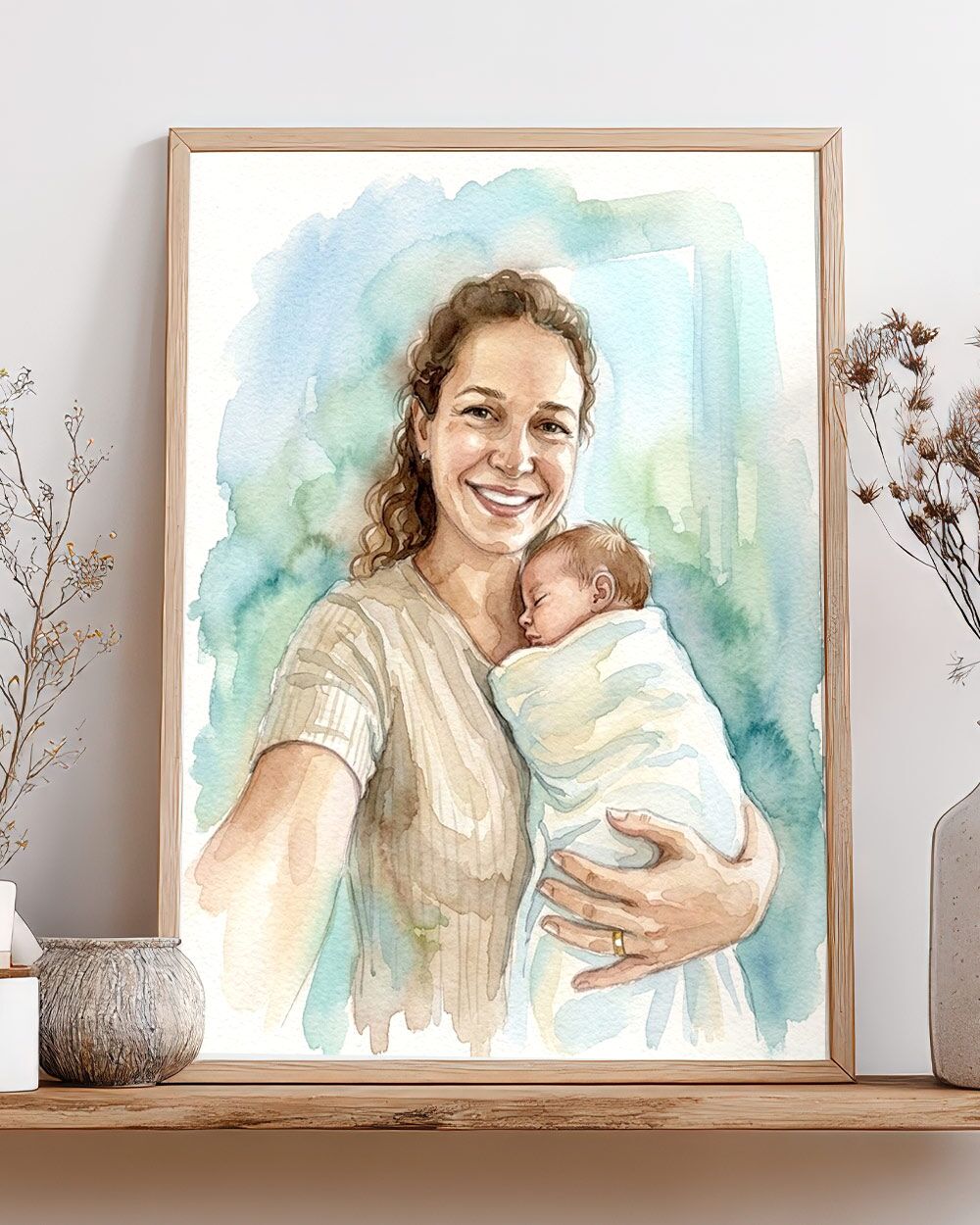 ritratto-acquerello-regalo-festa-mamma-1