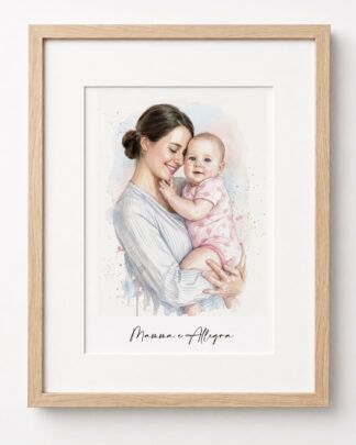 ritratto-acquerello-su-misura-da-foto-regalo-mamma-neomamma-nascita