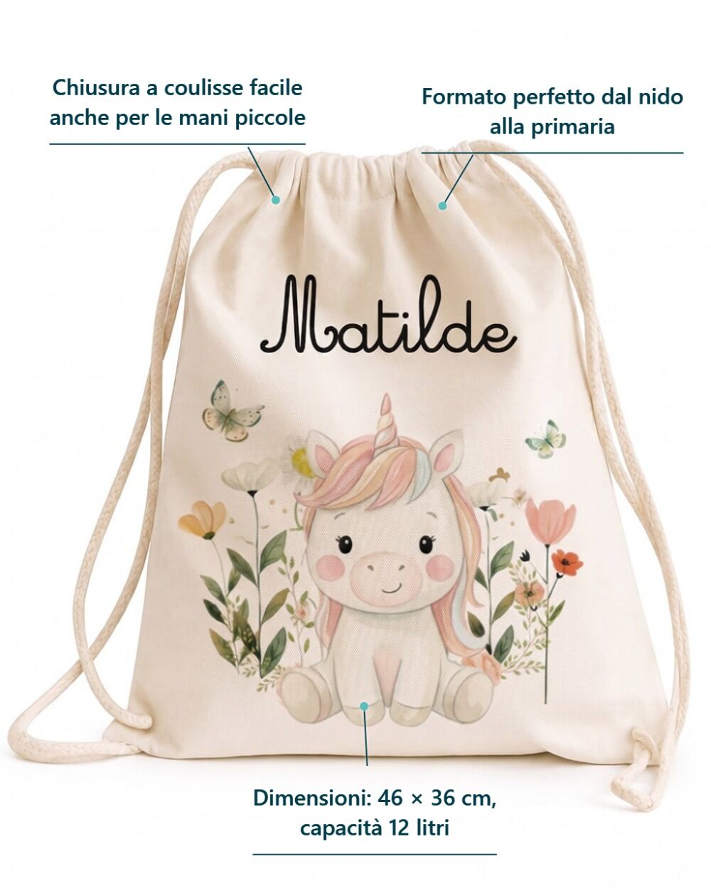sacca-asilo-personalizzata-animaletti-bosco-unicorno-infografica-misure