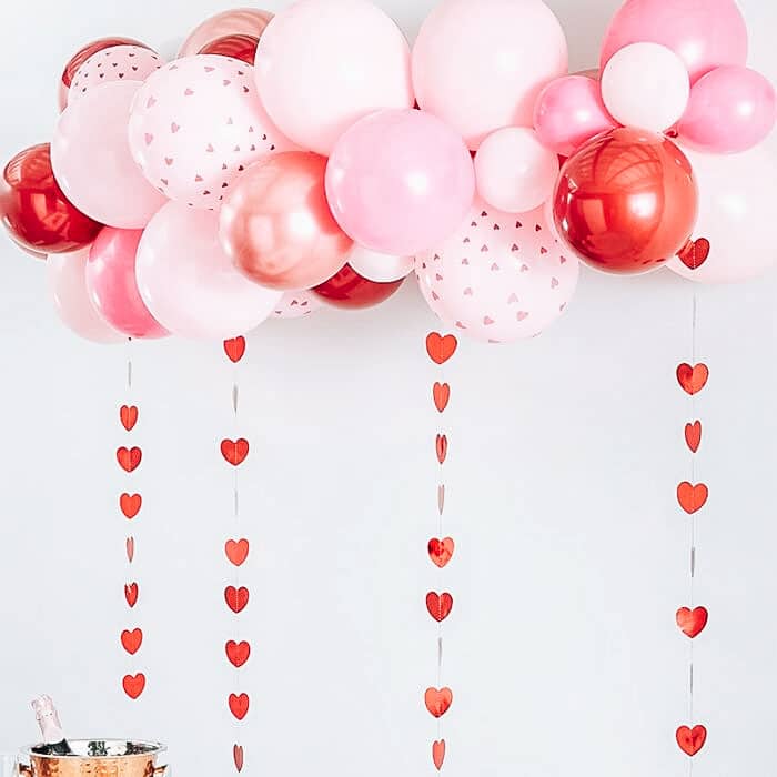 Arco Palloncini Cuori Ghirlanda Festone Amore