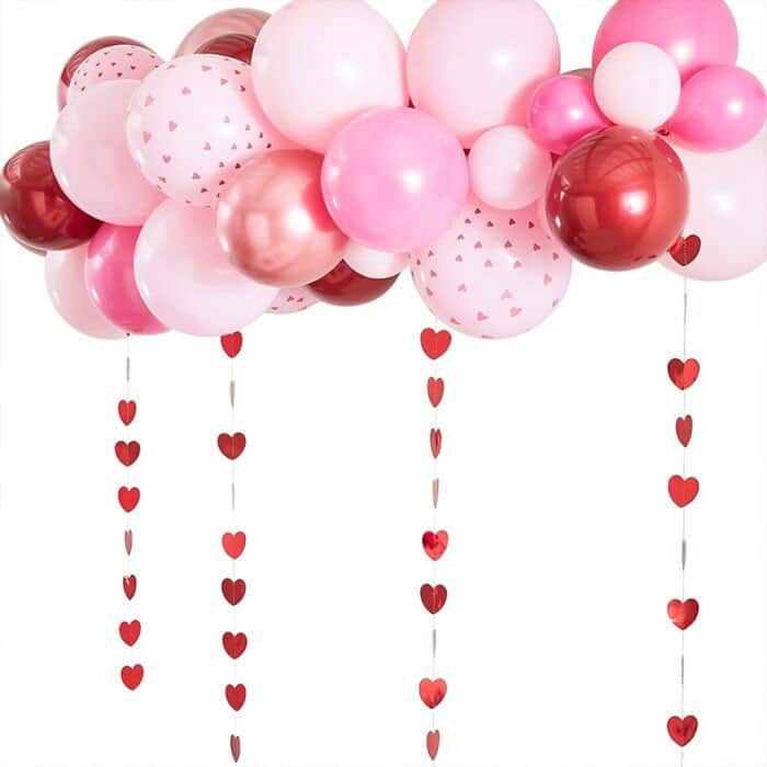 Arco Palloncini Cuori Ghirlanda Festone Amorew