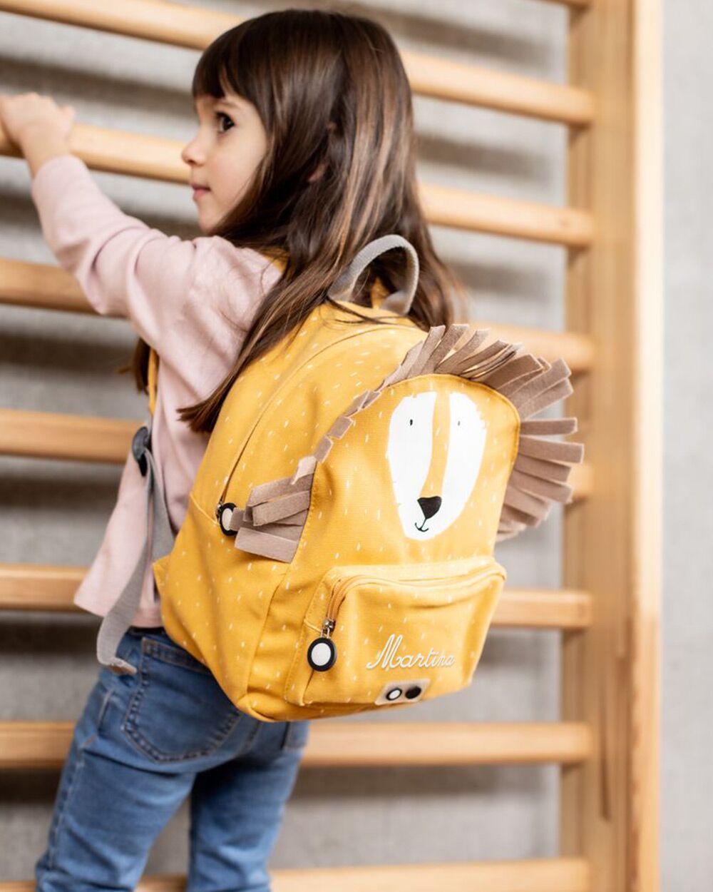 Zainetto Personalizzabile Trixie con Animaletti e Nome, Backpack per Asilo, Scuola Materna, e Borraccia Coordinata Personalizzabile - Idea Regalo Scuola Bambini, Ritorno a Scuola - immagine 14