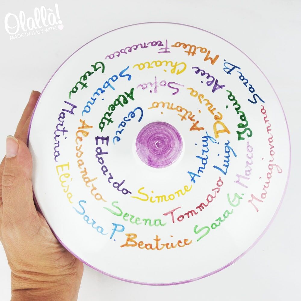 Biscottiera in Ceramica Personalizzata - Idea Regalo per Maestra o Insegnante - immagine 10