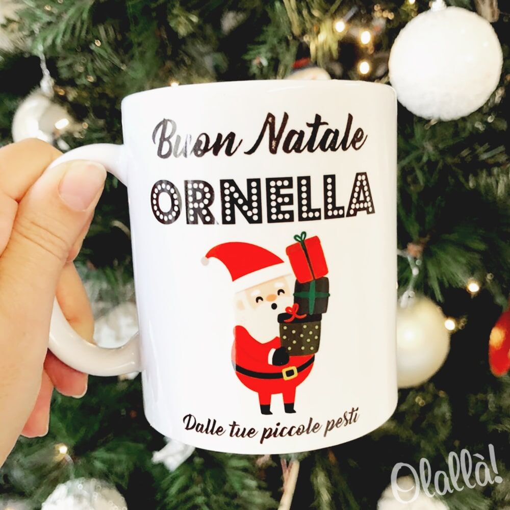 Tazza Personalizzata Idea Regalo NatalE MAESTRA