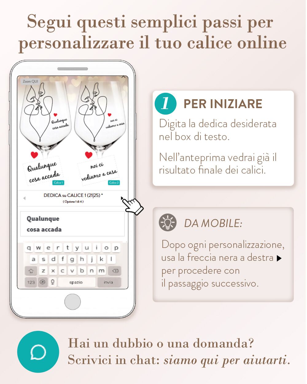 Calici Personalizzati Stampati Regalo San Valentino Anniversario