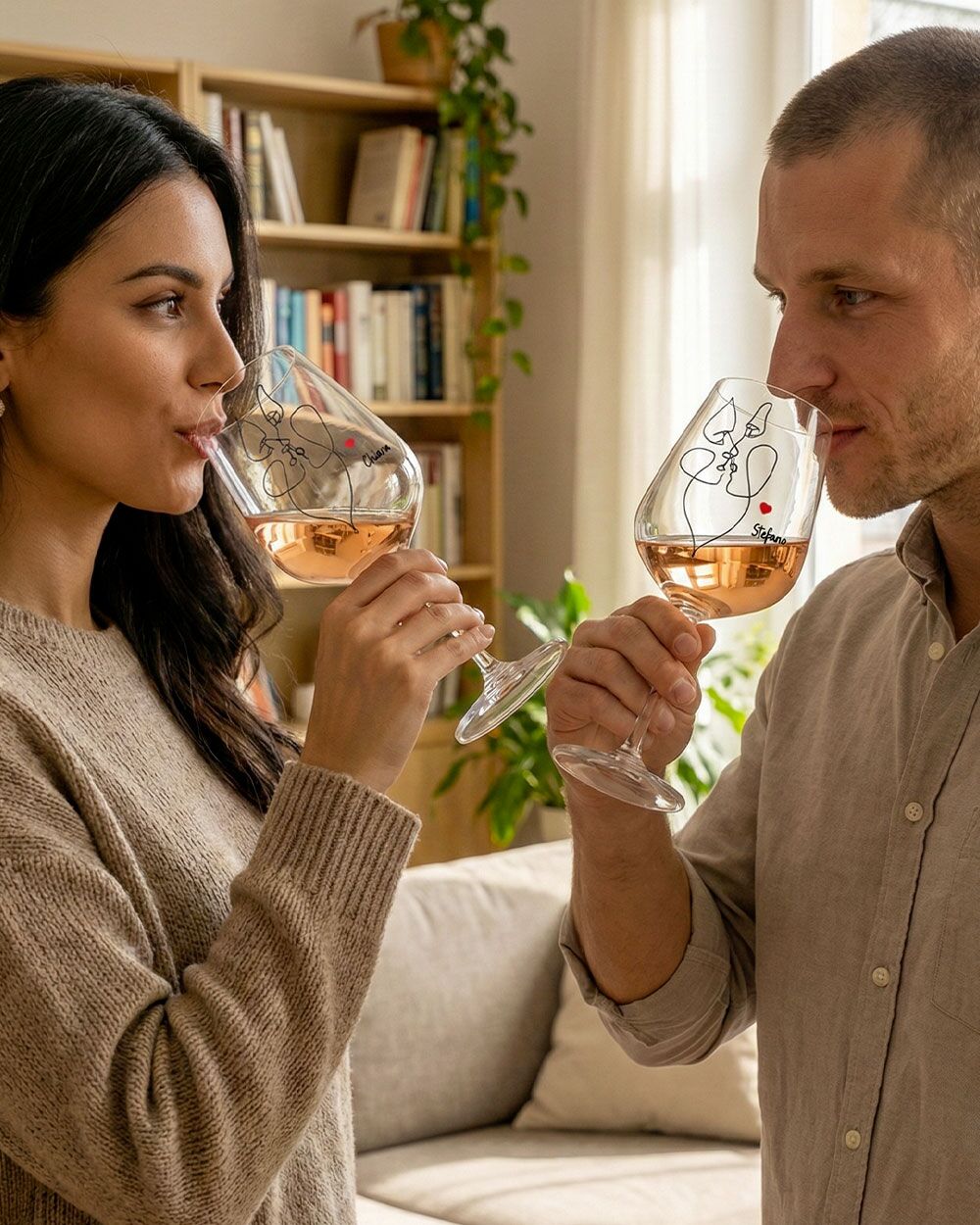 Coppia Calici Personalizzati Amore Dedica Love San Valentino Anniversario 06