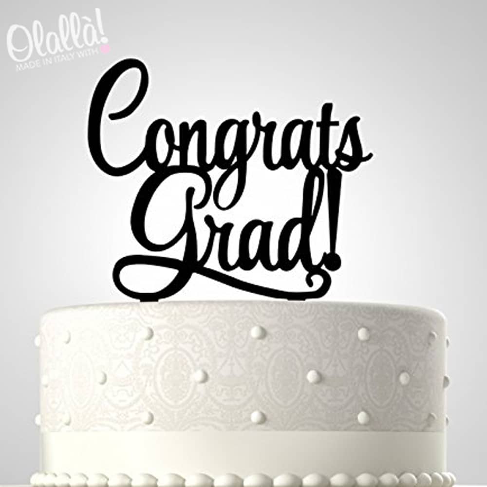 Cake Topper Laurea Personalizzato