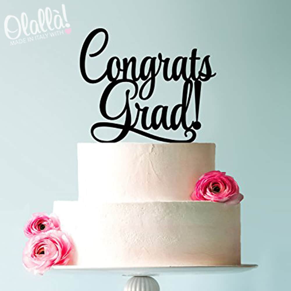 Cake Topper Laurea Personalizzato2