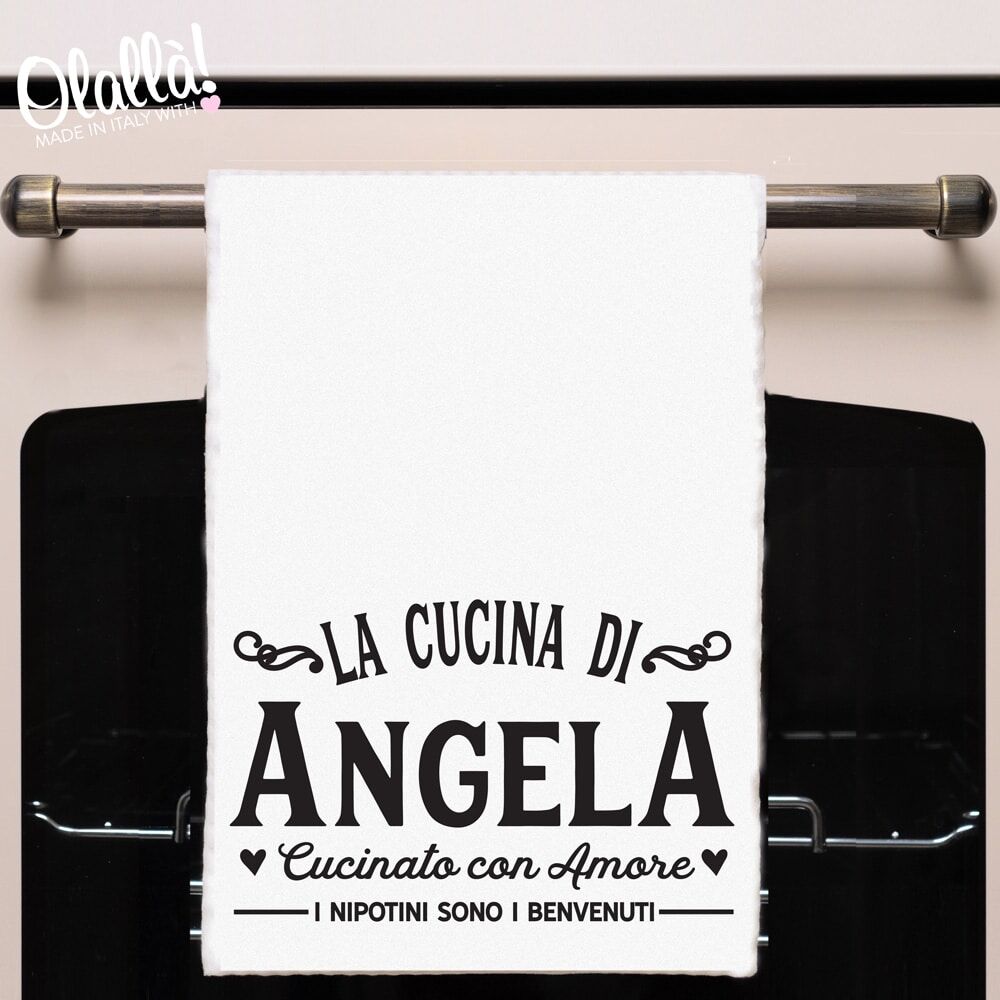 Strofinaccio Cucina Angela Cucinato Amore