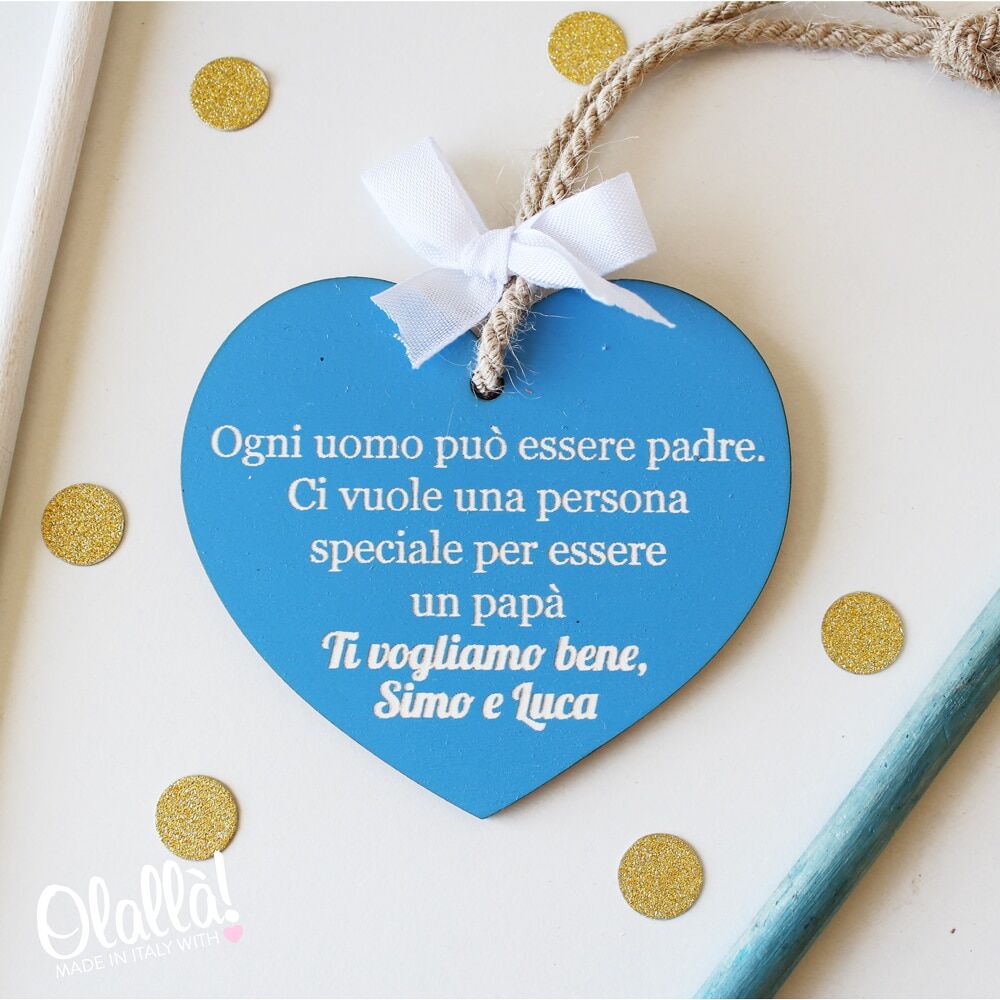 Targhette Frase Personalizzata Papa1