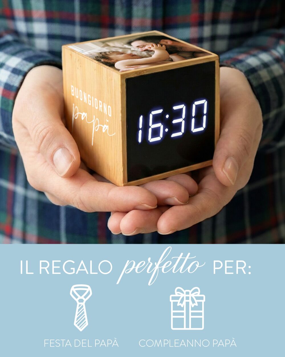 regalo-personalizzato-sveglia-foto-festa-papa-compleanno