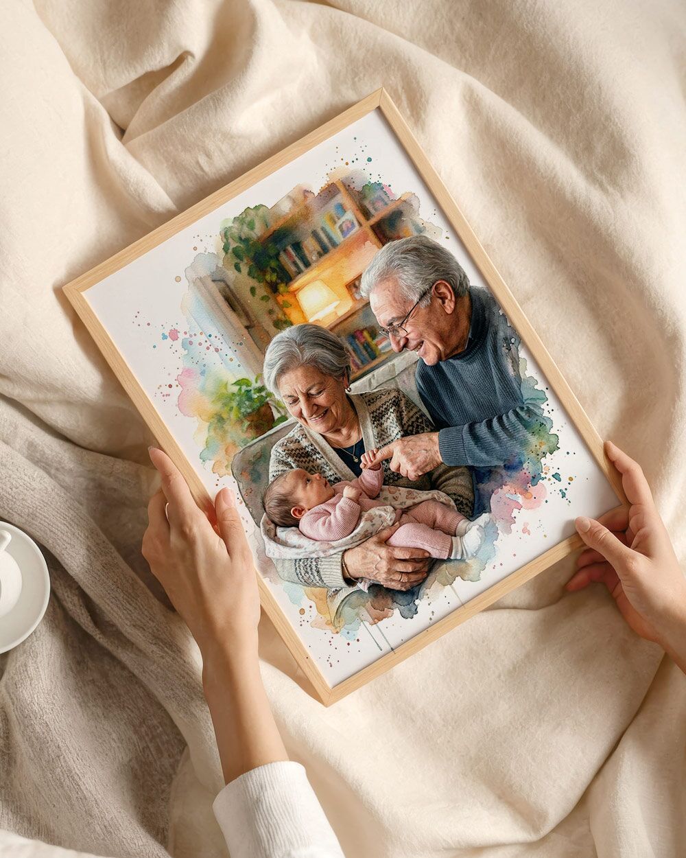 acquerello-ritratto-nonna-nipote-colore-su-misura-1