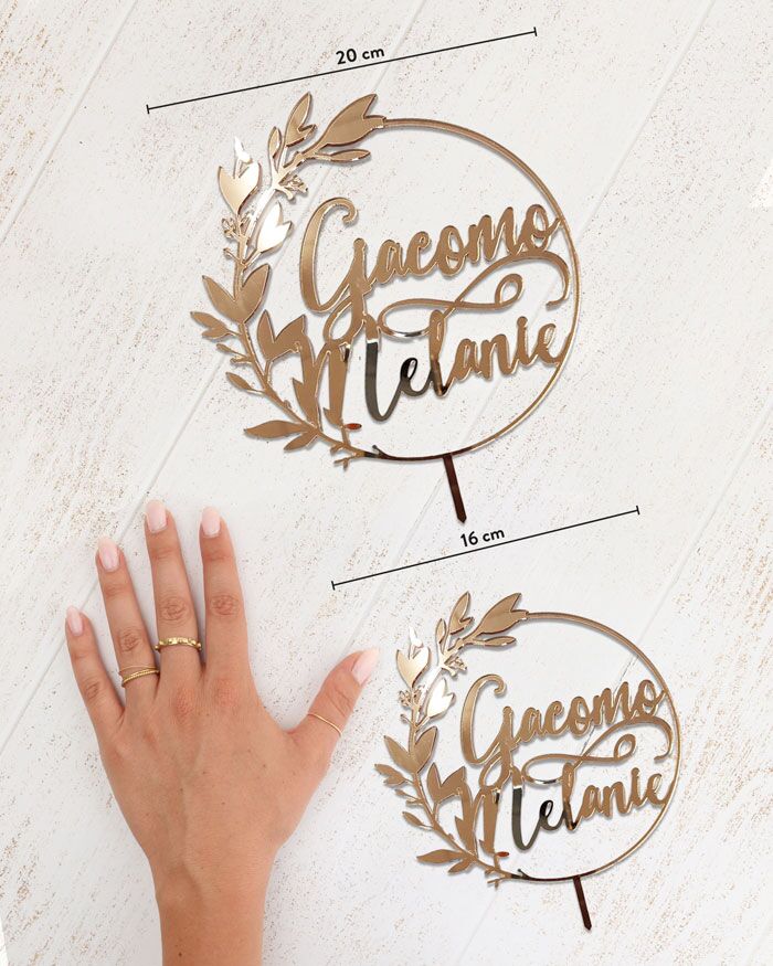 caketopper-dimensioni-matrimonio-ghirlanda