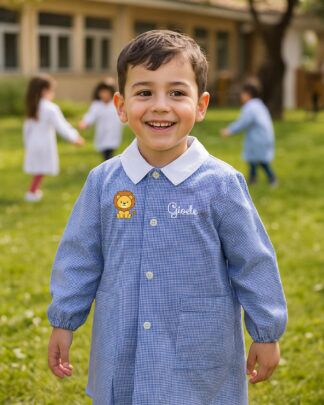 grembiule-bambina-scuola-personalizzato-siggi-quadretti-azzurro