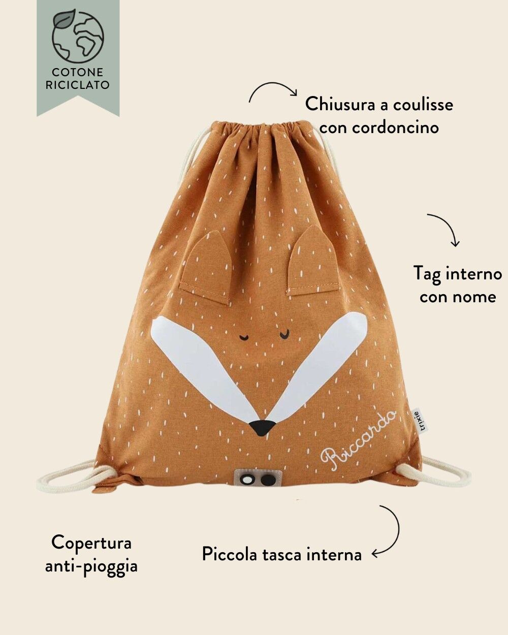 sacca-asilo-trixie-volpe-personalizzata