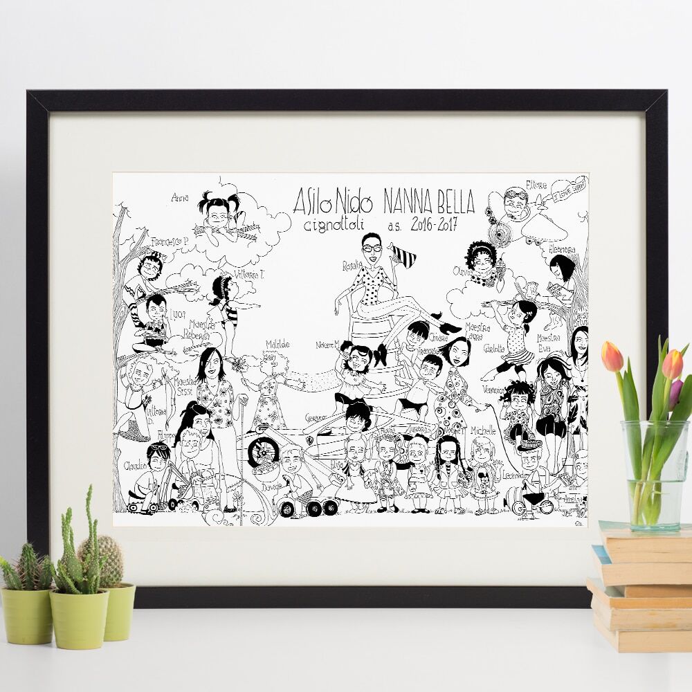 Ritratto Asilo Nido Personalizzato