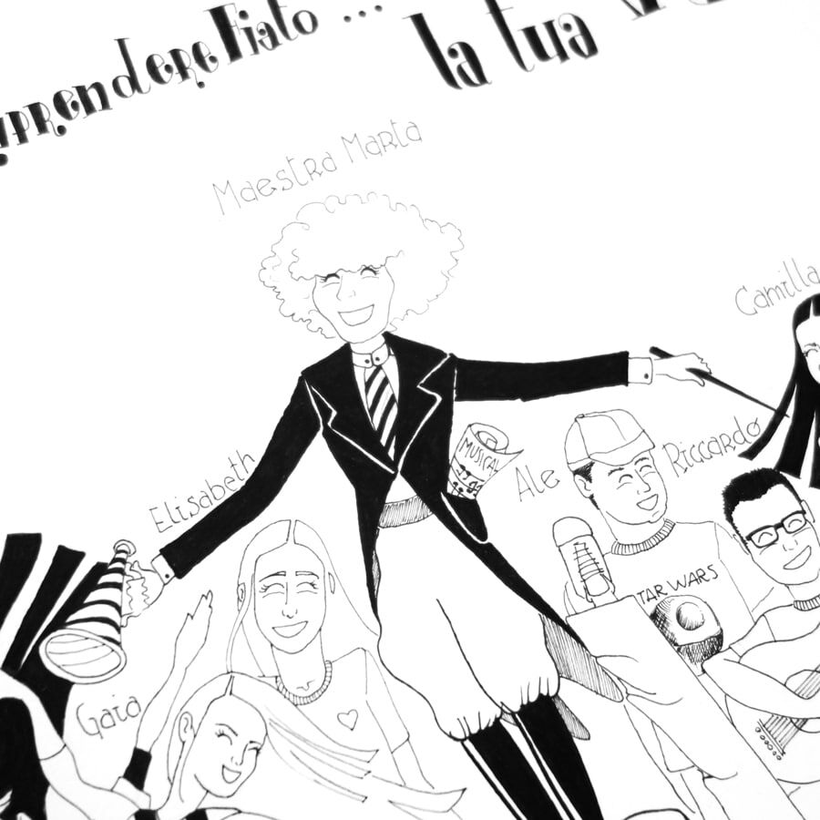 Ritratto Di Classe Personalizzato 3