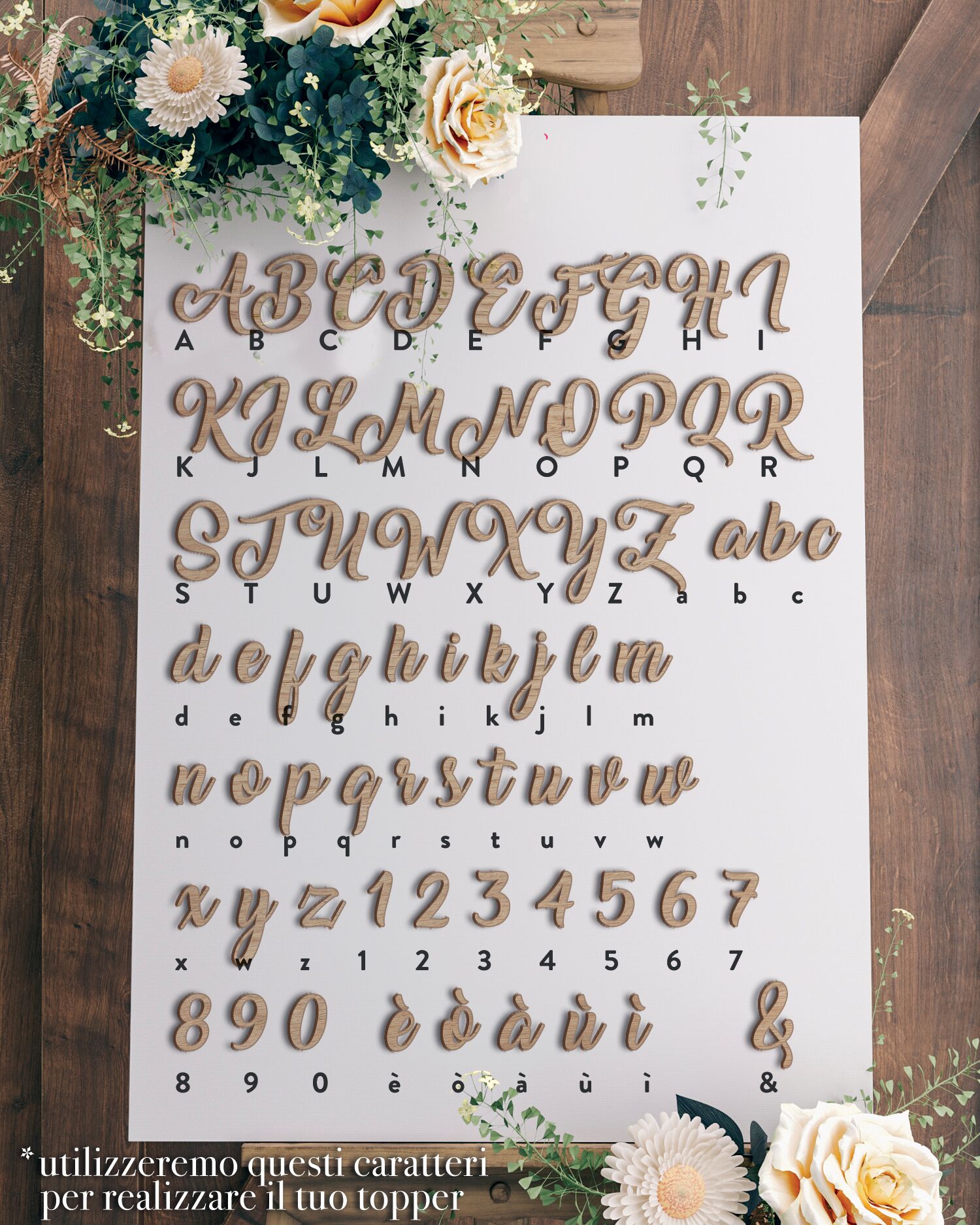 Caratteri Cake Toppers Legenda Amarillo