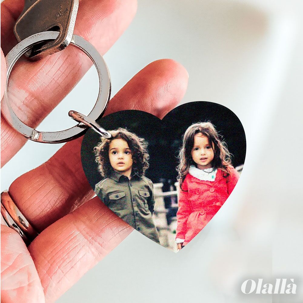 Portachiavi Legno Stampa Papa Personalizzato Foto