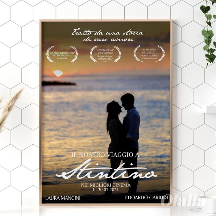 Locandina Foto Testo Personalizzato Film