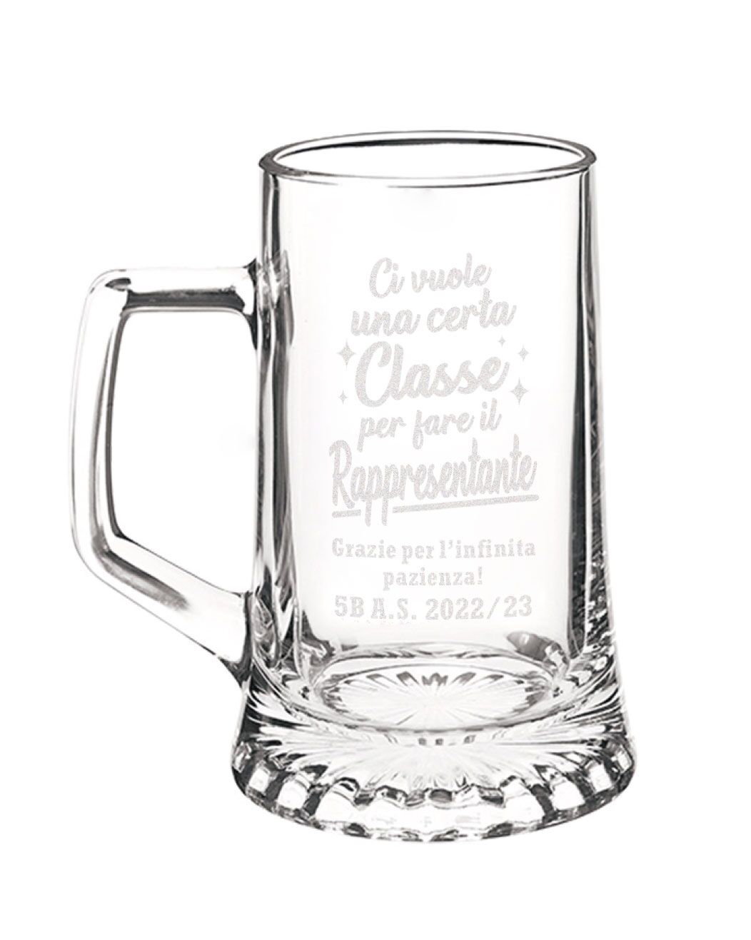 Boccale Birra Regalo Personalizzato Rappresentante Di Classe05