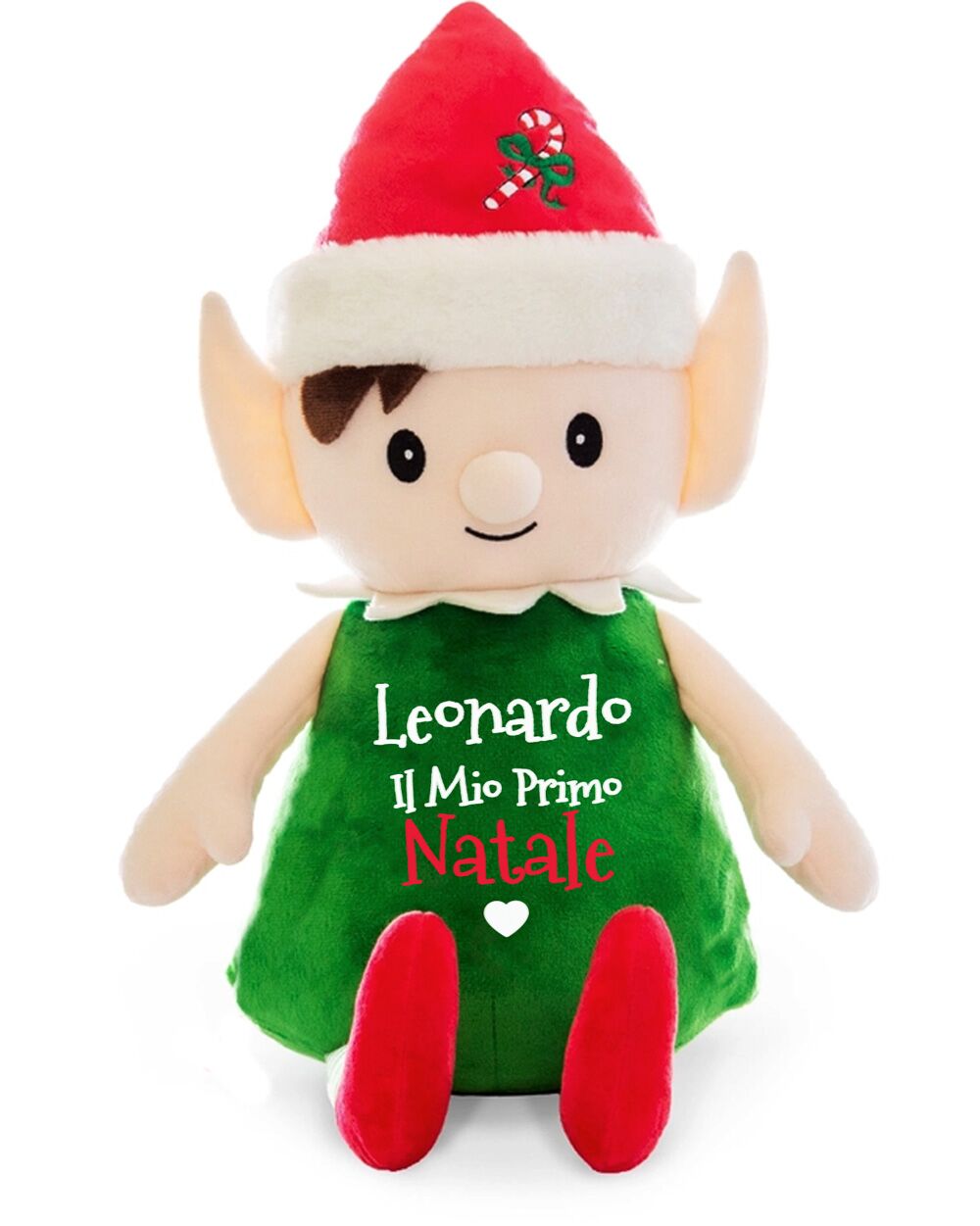 Elfo Di Natale Personalizzato Peluche