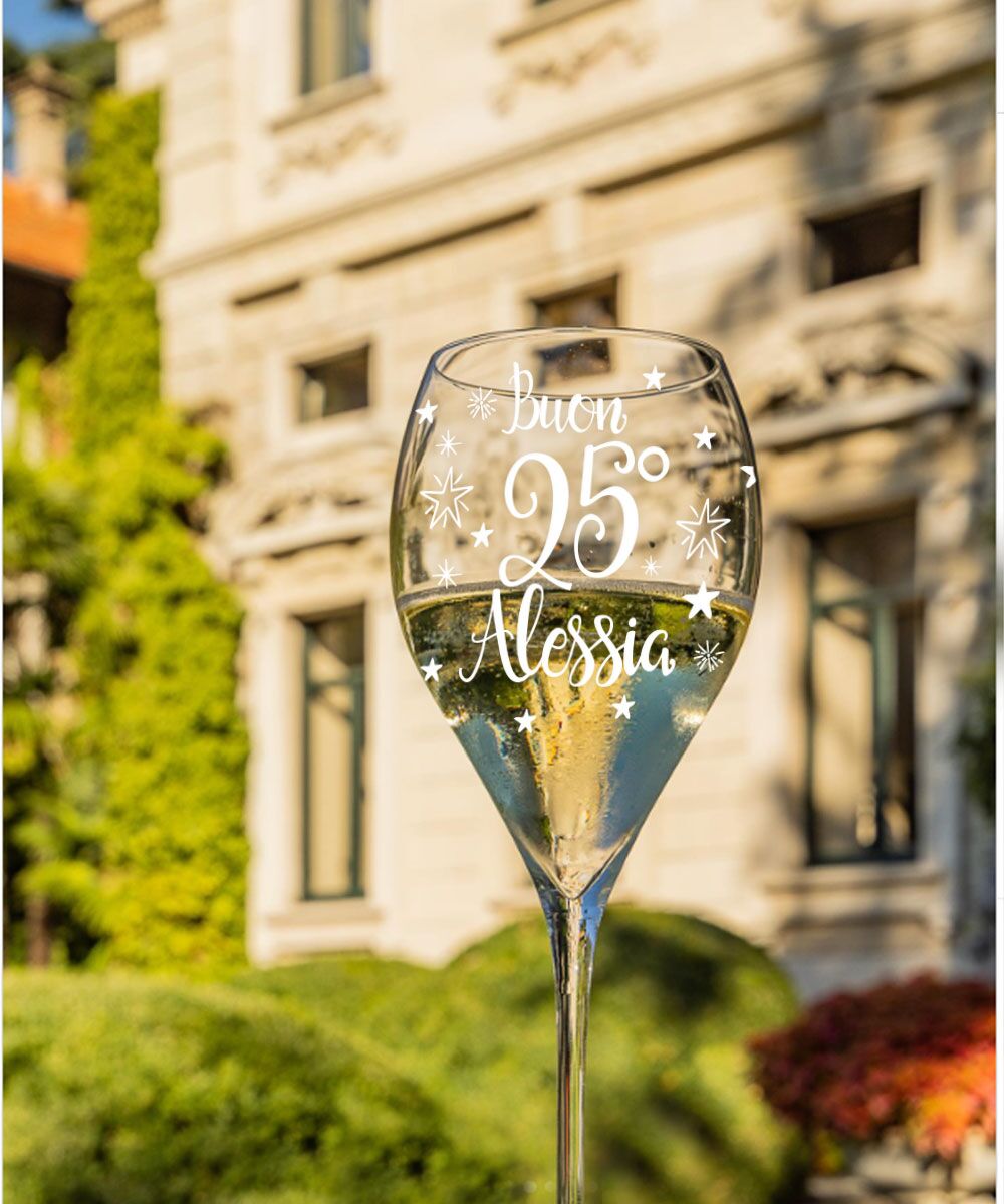 Flute Champagne Spumante Compleanno 18anni Personalizzato84