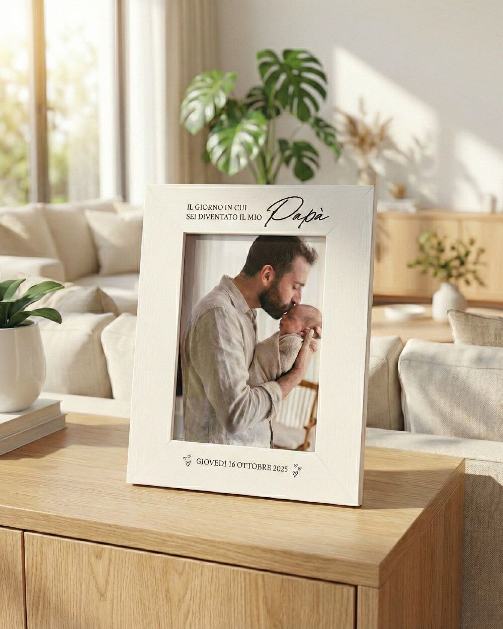 regalo-personalizzato-cornice-porta-foto-prima-festa-papa