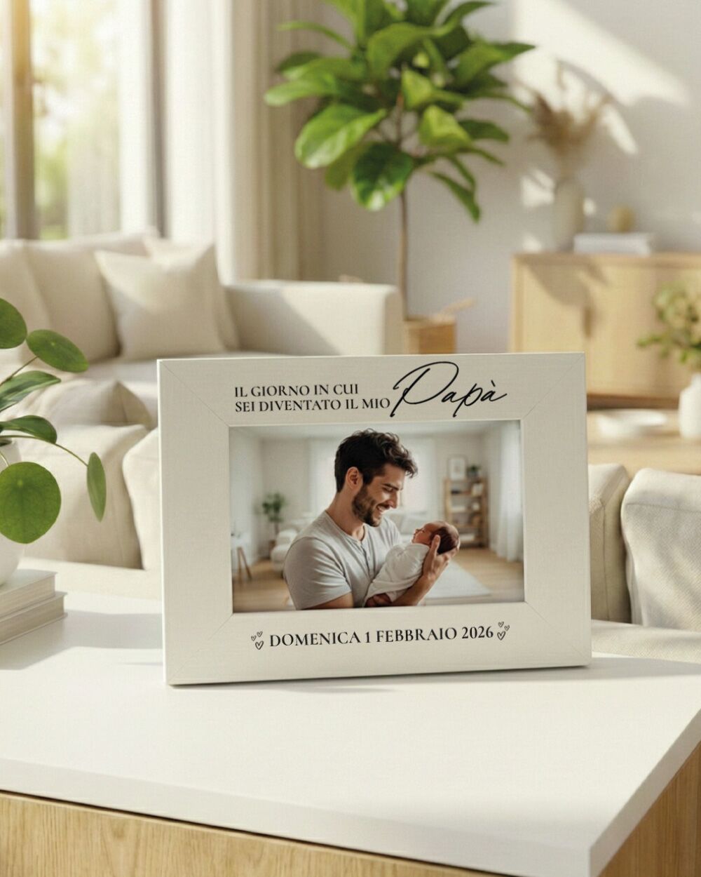 regalo-personalizzato-cornice-porta-foto-prima-festa-papa