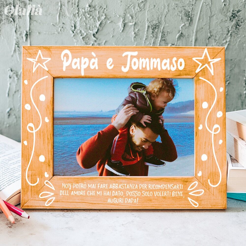CORNICE Personalizzata Papa Simpatica Decori